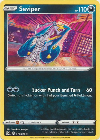 Seviper 116/196 — Lost Origin