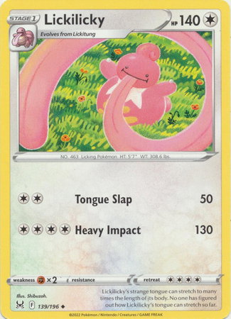 Lickilicky 139/196 — Lost Origin