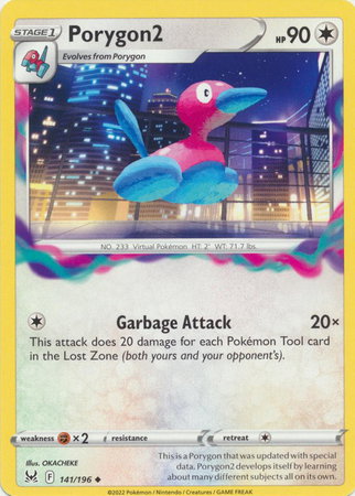 Porygon2 141/196 — Lost Origin