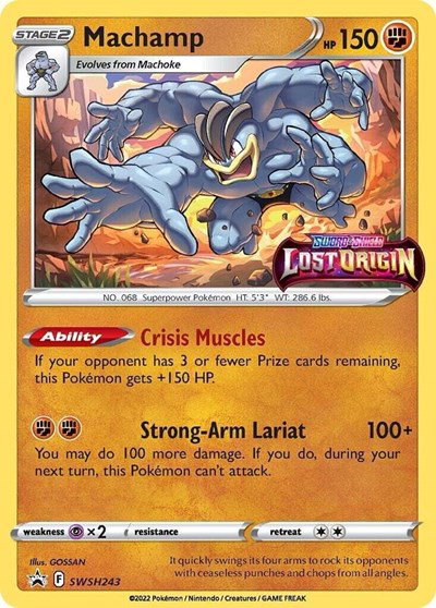 Machamp (Prerelease) SWSH243 — Sword & Shield Promo