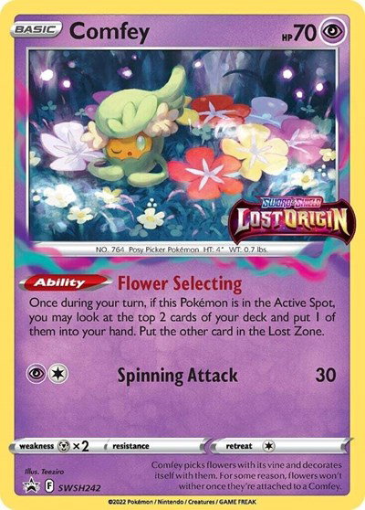 Comfey (Prerelease) SWSH242 — Sword & Shield Promo