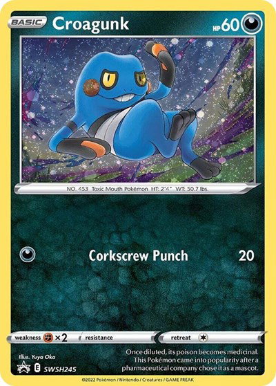 Croagunk (Cosmos Holo) SWSH245 — Sword & Shield Promo