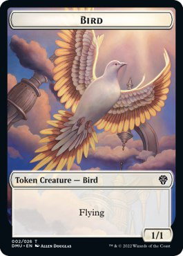 Bird (002) // Bird (006) Double-sided Token - Dominaria United Magic: The  Gathering - Collectr