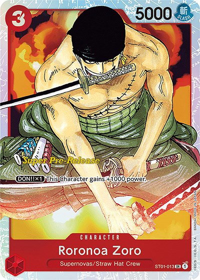 Super Pre-Release Starter Deck 1: Straw Hat Crew - One Piece Card