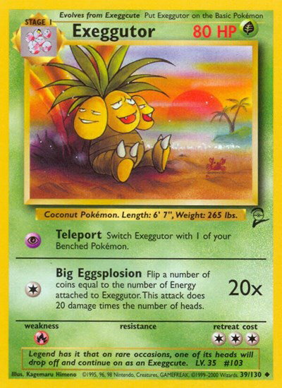 Exeggutor 39 — Base Set 2