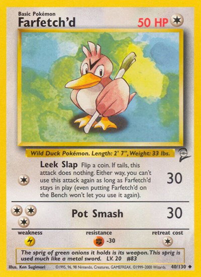 Farfetch'd 40 — Base Set 2