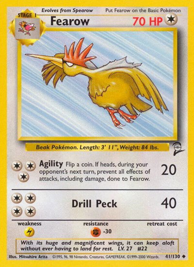 Fearow 41 — Base Set 2