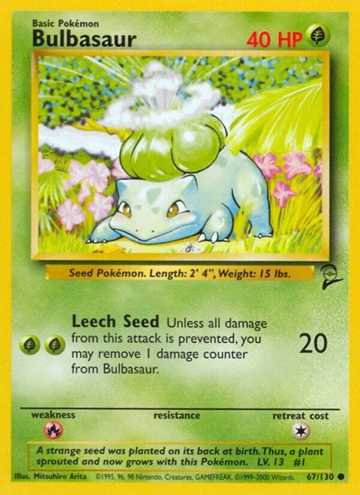 Bulbasaur 67 — Base Set 2