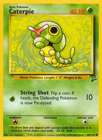 Caterpie 68 — Base Set 2