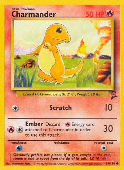 Charmander 69 — Base Set 2