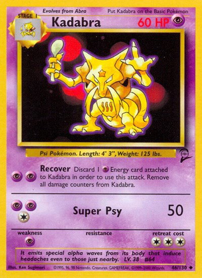 Kadabra 46 — Base Set 2