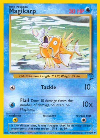 Magikarp 50 — Base Set 2