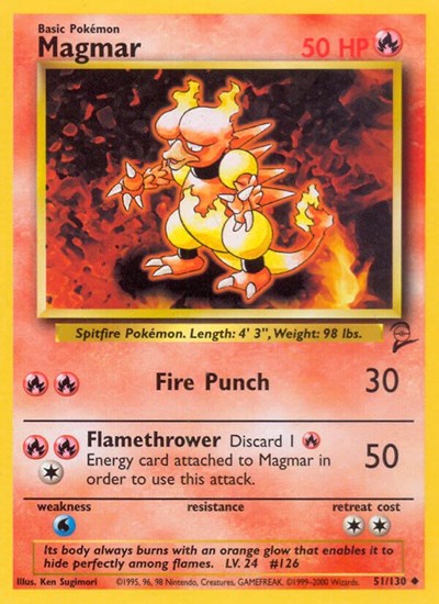 Magmar 51 — Base Set 2