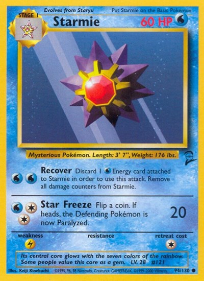 Starmie 94 — Base Set 2
