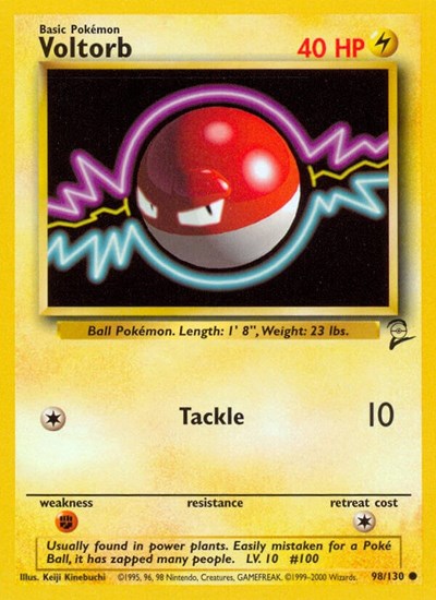 Voltorb 98 — Base Set 2