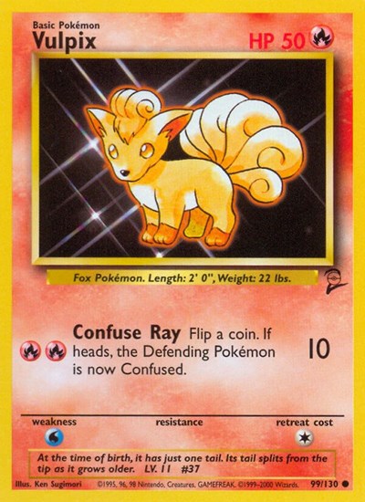 Vulpix 99 — Base Set 2