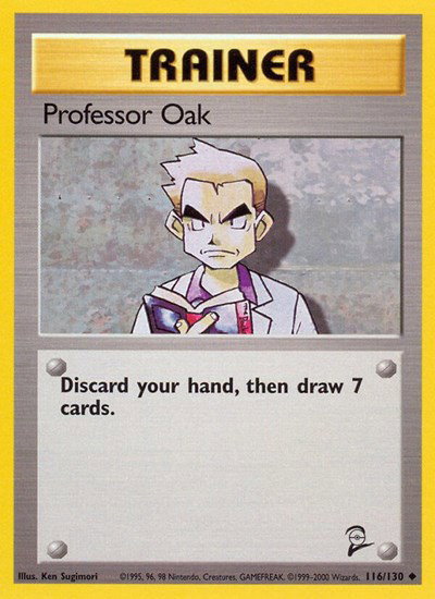 Professor Oak 116 — Base Set 2