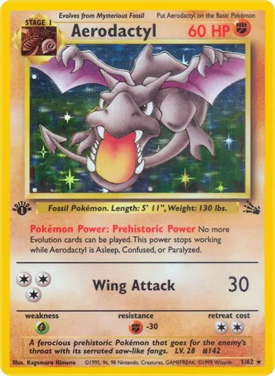 Fossil - Pokemon Card List and Prices Fossil - Pokemon Card List and Prices
