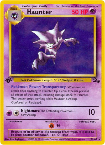 Haunter (21) 21 — Fossil