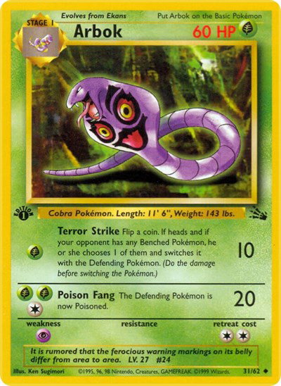Arbok 31 — Fossil