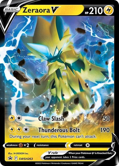 Zeraora V SWSH263 — Sword & Shield Promo