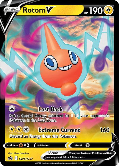 Rotom V SWSH257 — Sword & Shield Promo