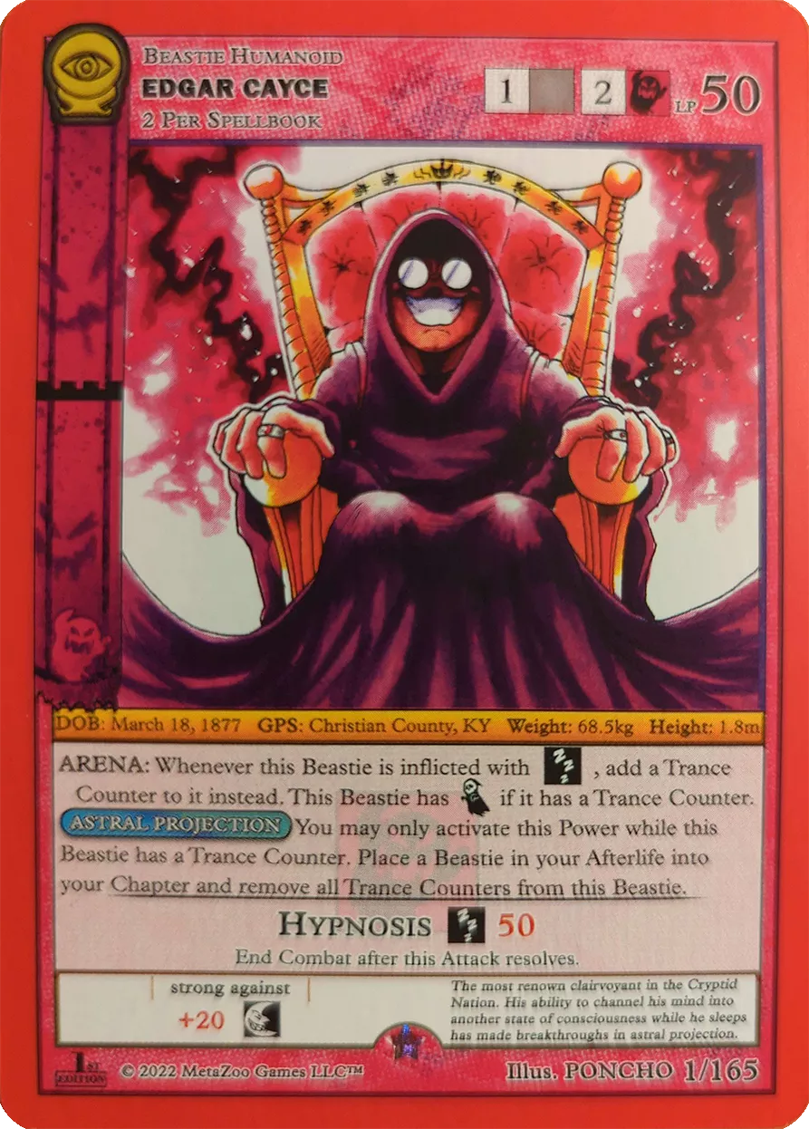 Sarah Good Seance 1st Edition MetaZoo Card - Gold Rare, Sealed Deck, NM/Mint