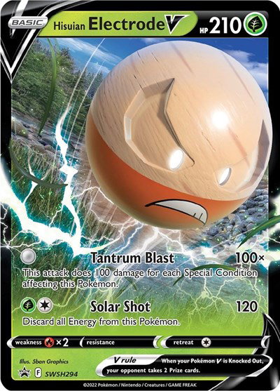 Hisuian Electrode V SWSH294 — Sword & Shield Promo