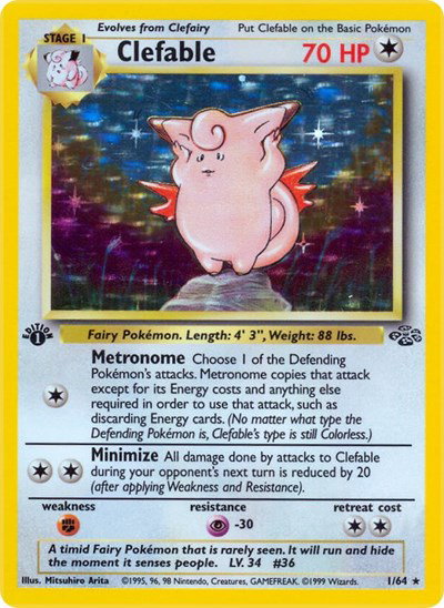 pokemon card jungle set Pokemon Kangaskhan 21/64 Rare, Pokemon Jungle Set Unlimited, 1999, TCG –  CardboardandCoins.com main image 1