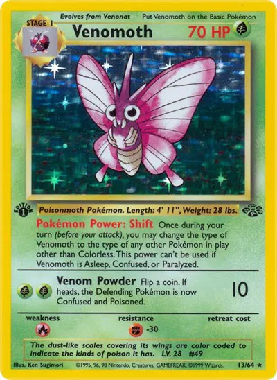 pokemon jungle 1st edition card list 1999 Pokemon CLEFABLE Jungle Set 1ST EDITION Rare NON HOLO Card 17/64 WotC NM