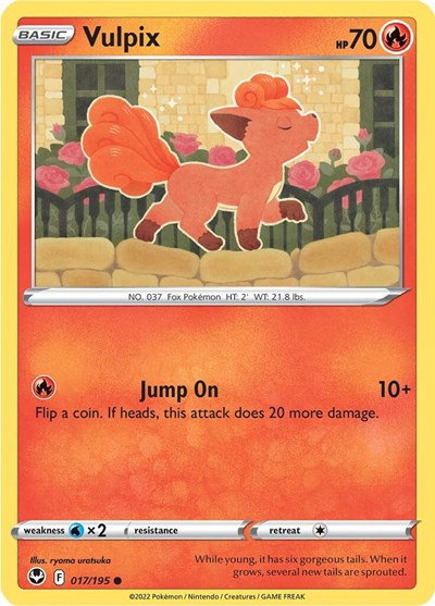 Vulpix 017/195 — Silver Tempest