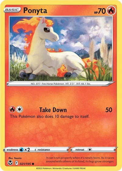 Ponyta 021/195 — Silver Tempest
