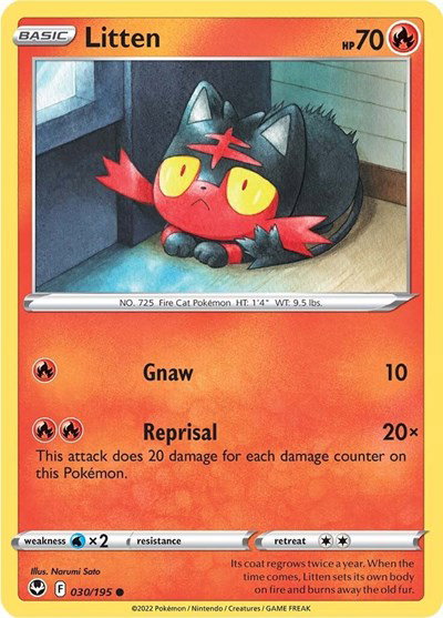 Litten 030/195 — Silver Tempest