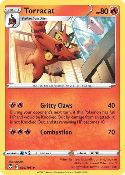 Torracat 031/195 — Silver Tempest