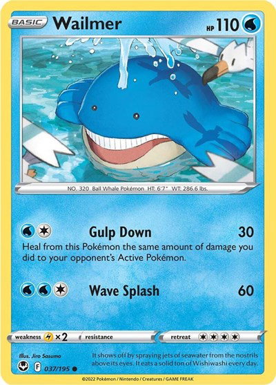 Wailmer 037/195 — Silver Tempest