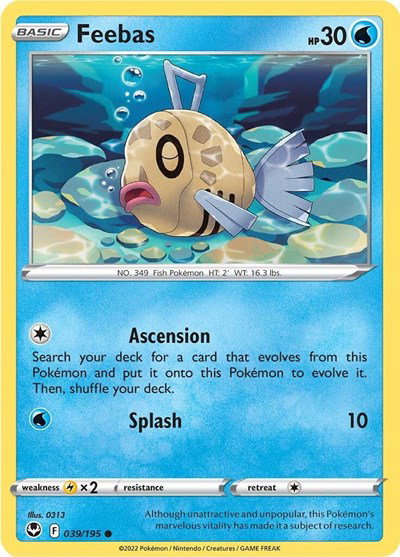 Feebas 039/195 — Silver Tempest