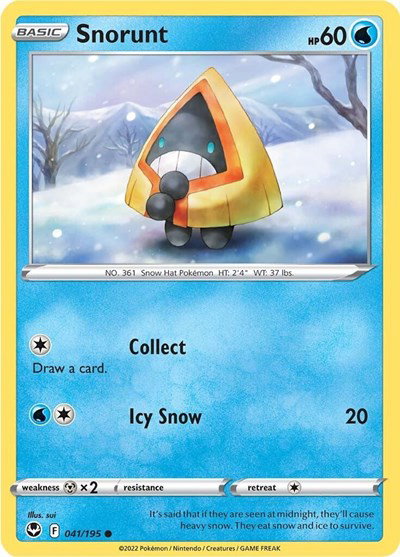 Snorunt 041/195 — Silver Tempest