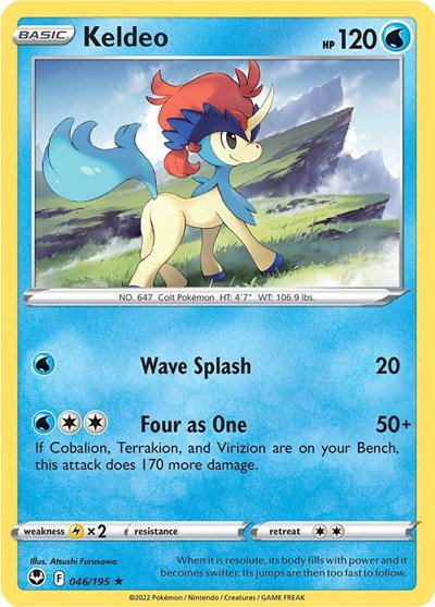 Keldeo 046/195 — Silver Tempest