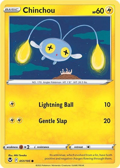 Chinchou 051/195 — Silver Tempest