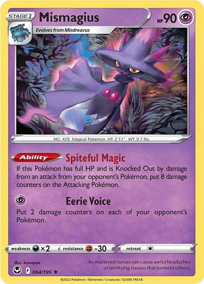 Mismagius 064/195 — Silver Tempest