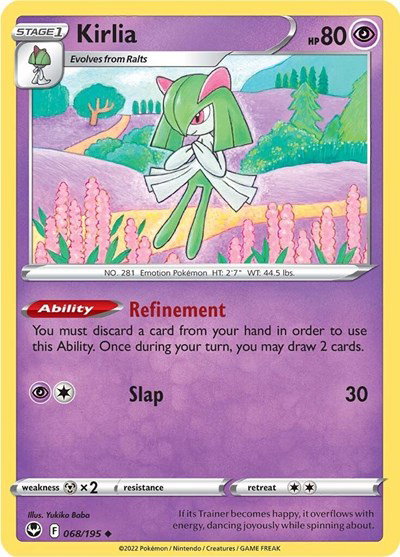 Kirlia 068/195 — Silver Tempest