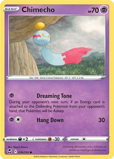 Chimecho 074/195 — Silver Tempest