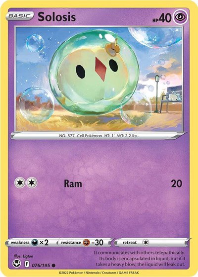 Solosis 076/195 — Silver Tempest