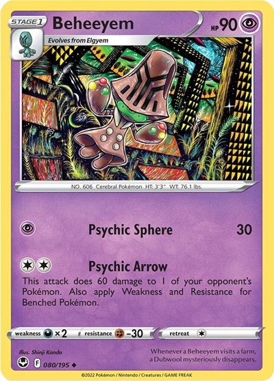 Beheeyem 080/195 — Silver Tempest