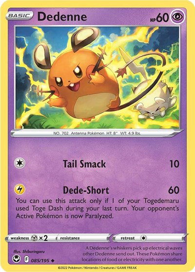 Dedenne 085/195 — Silver Tempest