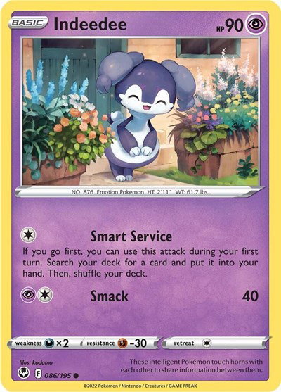 Indeedee 086/195 — Silver Tempest
