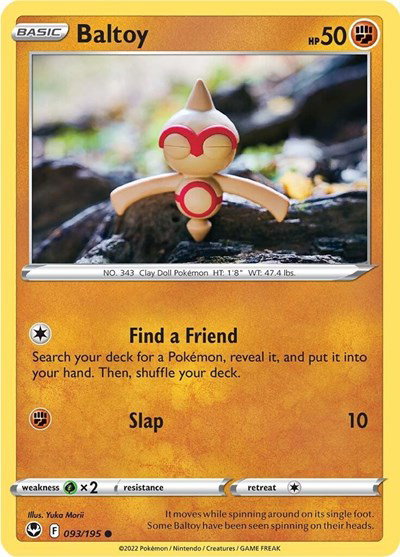 Baltoy 093/195 — Silver Tempest
