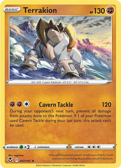 Terrakion 097/195 — Silver Tempest