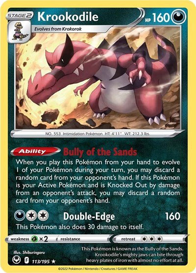 Krookodile 113/195 — Silver Tempest