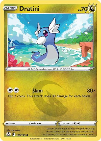 Dratini 129/195 — Silver Tempest